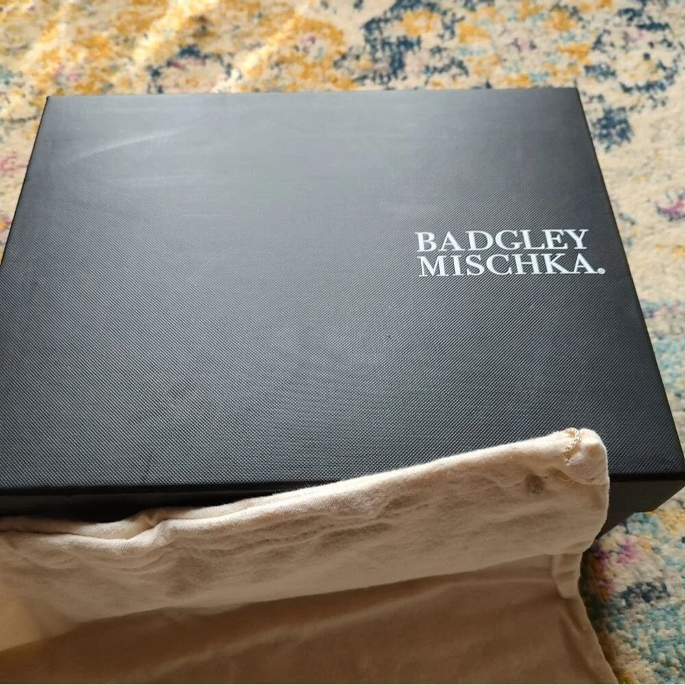 Badgley Mishka Womens Tanisha Block Glitter Heels. Size 9 NIB. - Picture 8 of 9